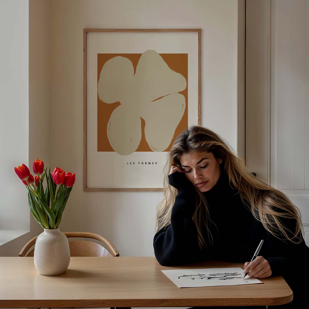 Abstracte Vormen Poster-WallArtistic