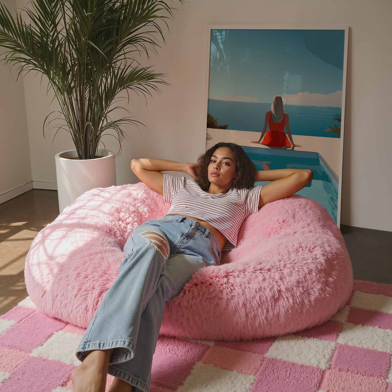 Droomachtige Zomeruitzicht Poster-WallArtistic