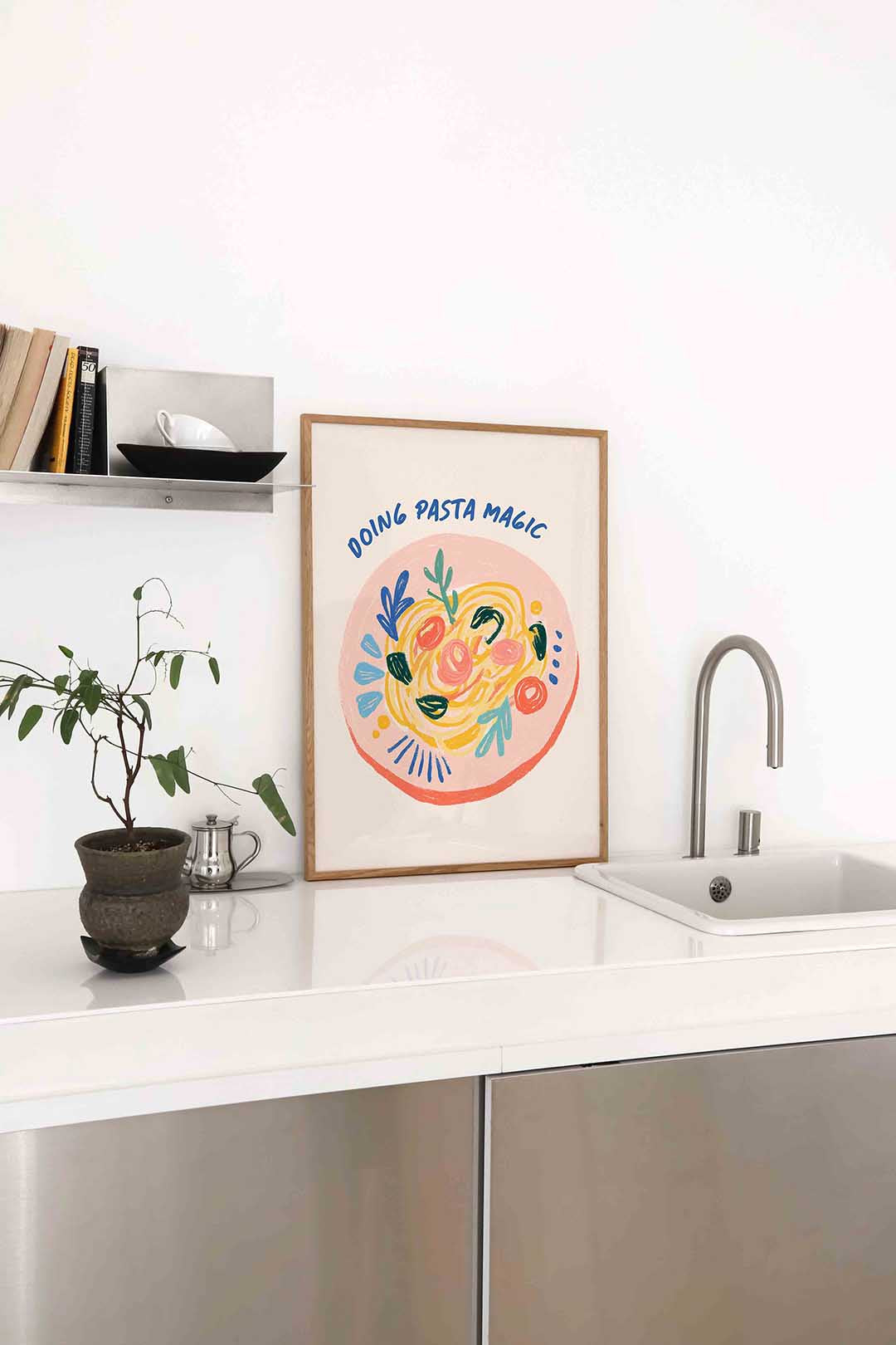 Doing pasta magic Poster
