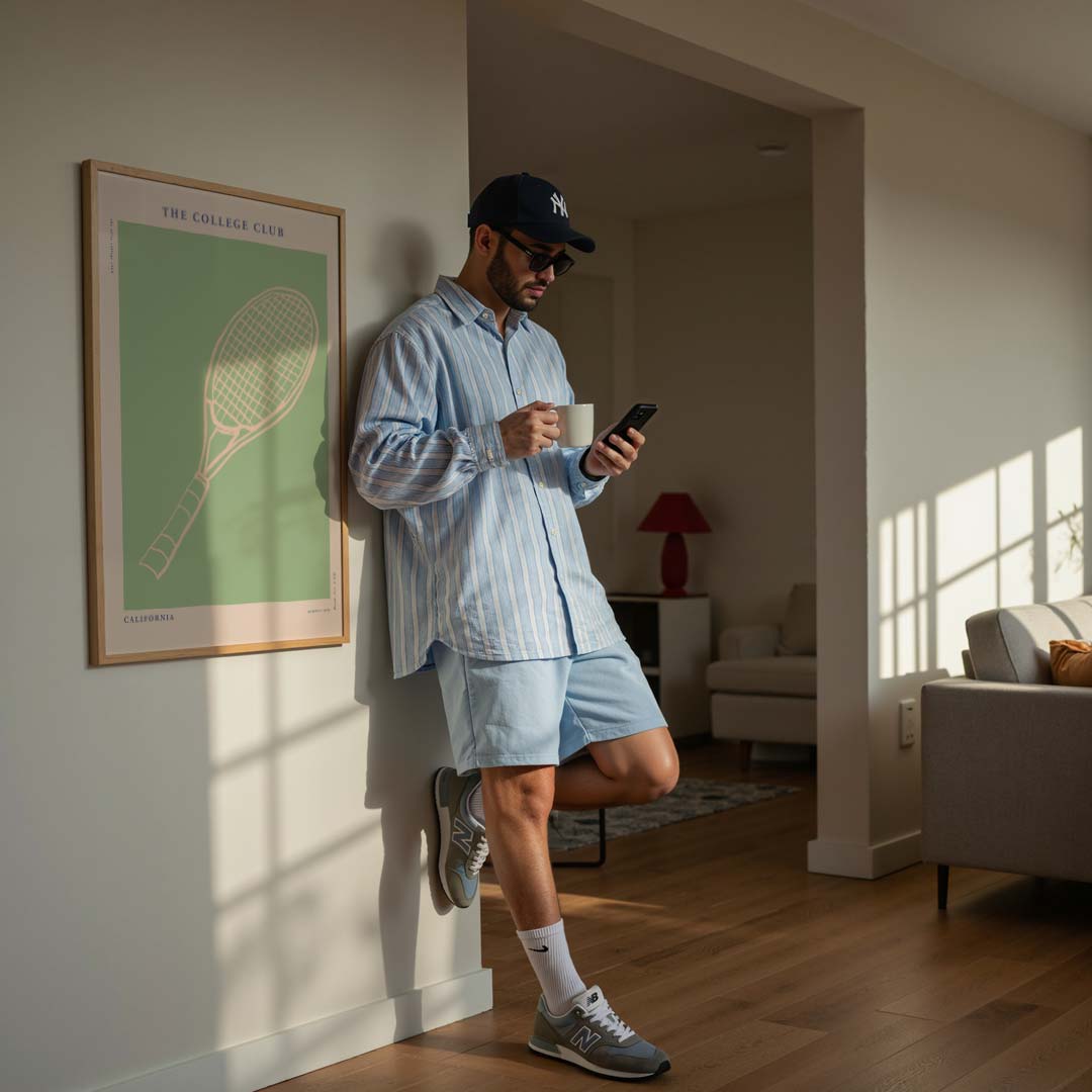 The College Club Tennis Poster-WallArtistic