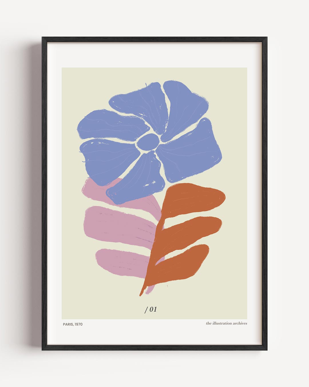 Bloemenpracht Vintage Poster-WallArtistic