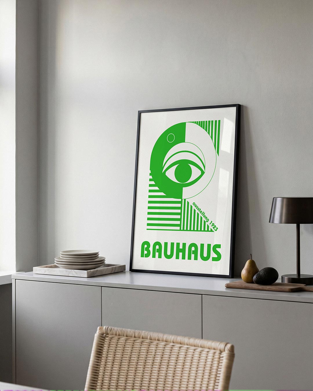 Oog en lijnen Poster