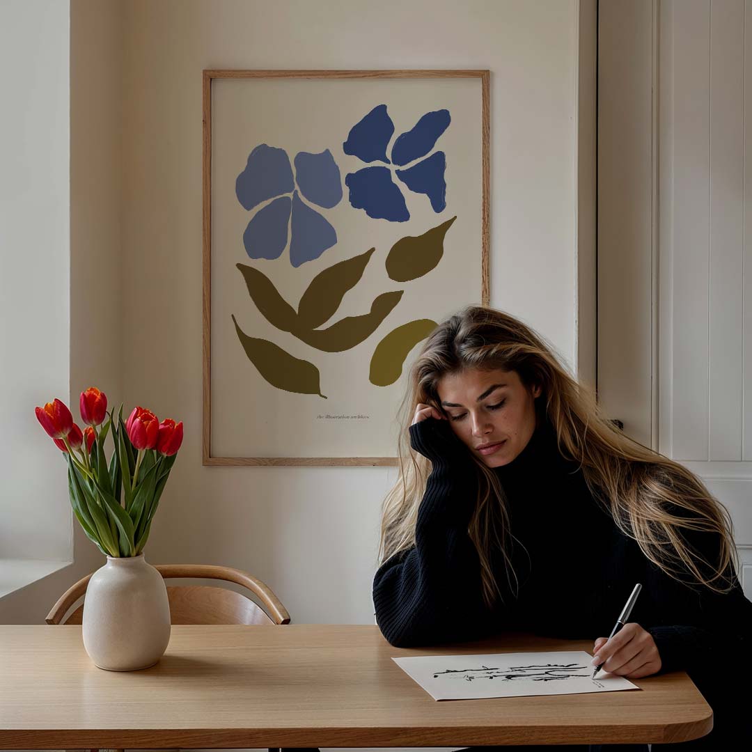 Vrolijke Bloemenpracht Poster-WallArtistic