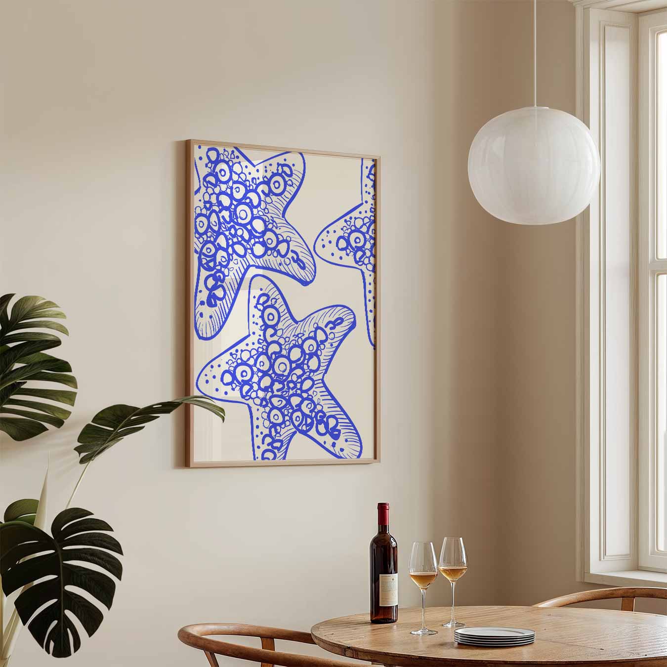 Zeesterren Paradijs Poster-WallArtistic