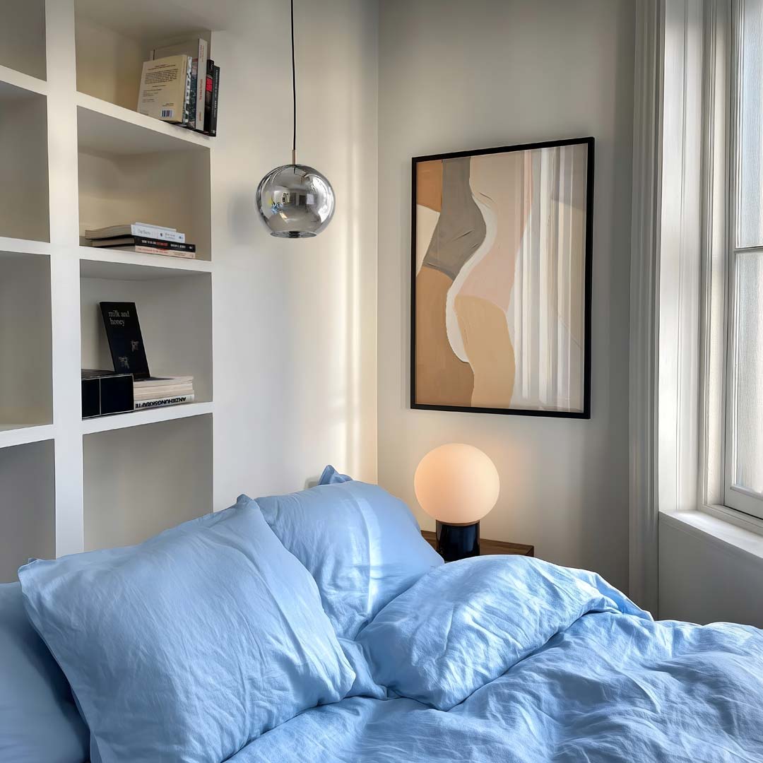 Abstracte Aardetinten Kunstposter-WallArtistic