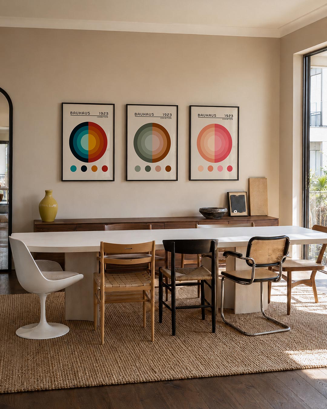 Cirkelvormen en kleur Posterset