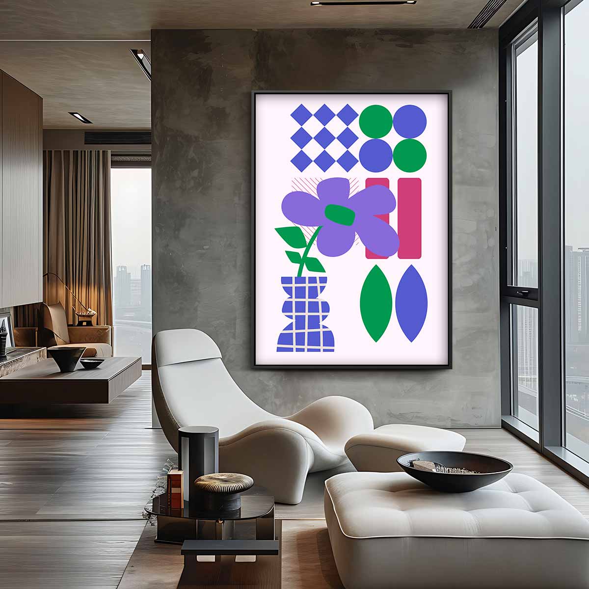 Bloemenfeest Kunstwerk-canvas-dibond-plexiglas-wanddecoratie-WallArtistic