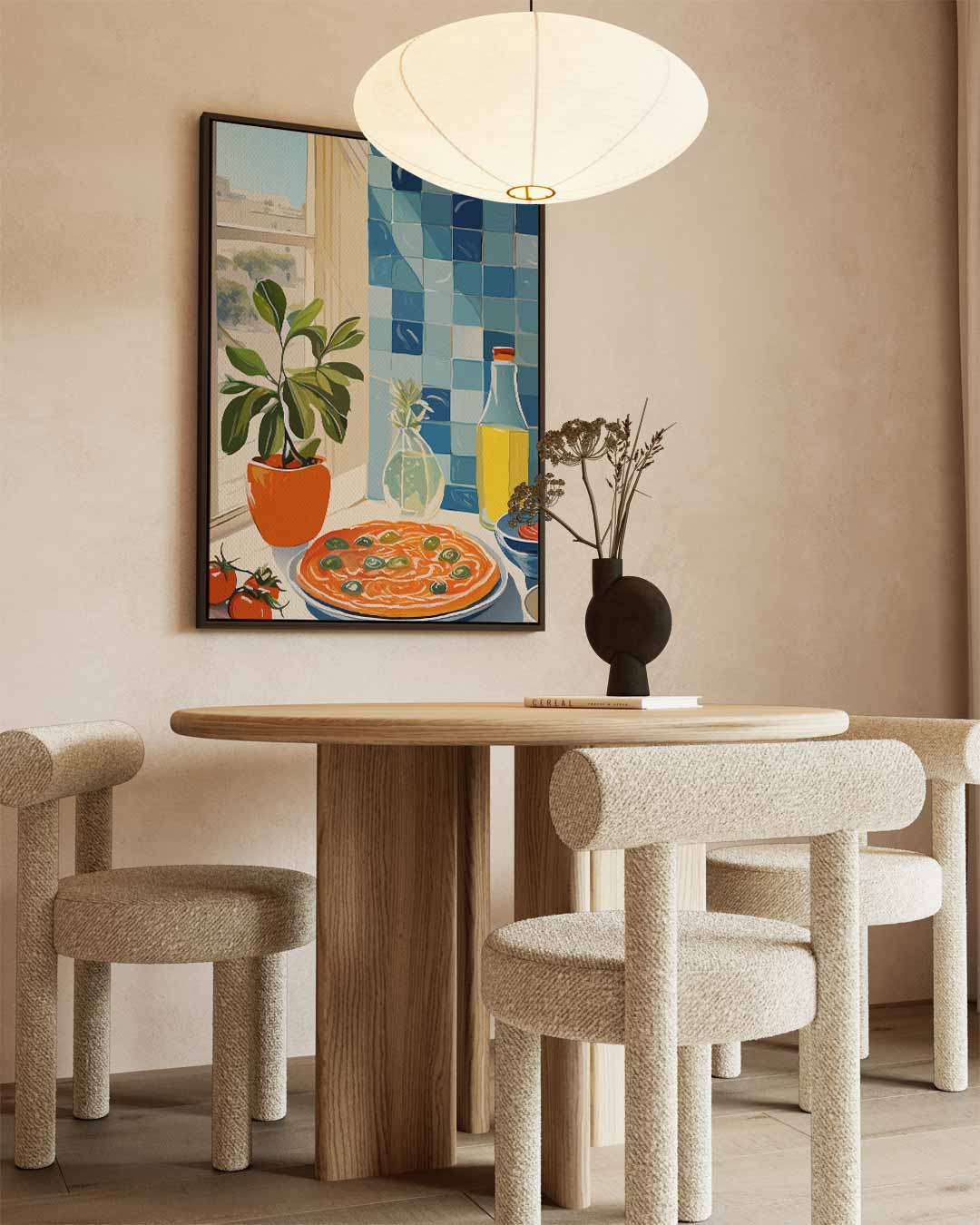 Mediterrane Keuken Vibes Kunstwerk-canvas-dibond-plexiglas-wanddecoratie-WallArtistic