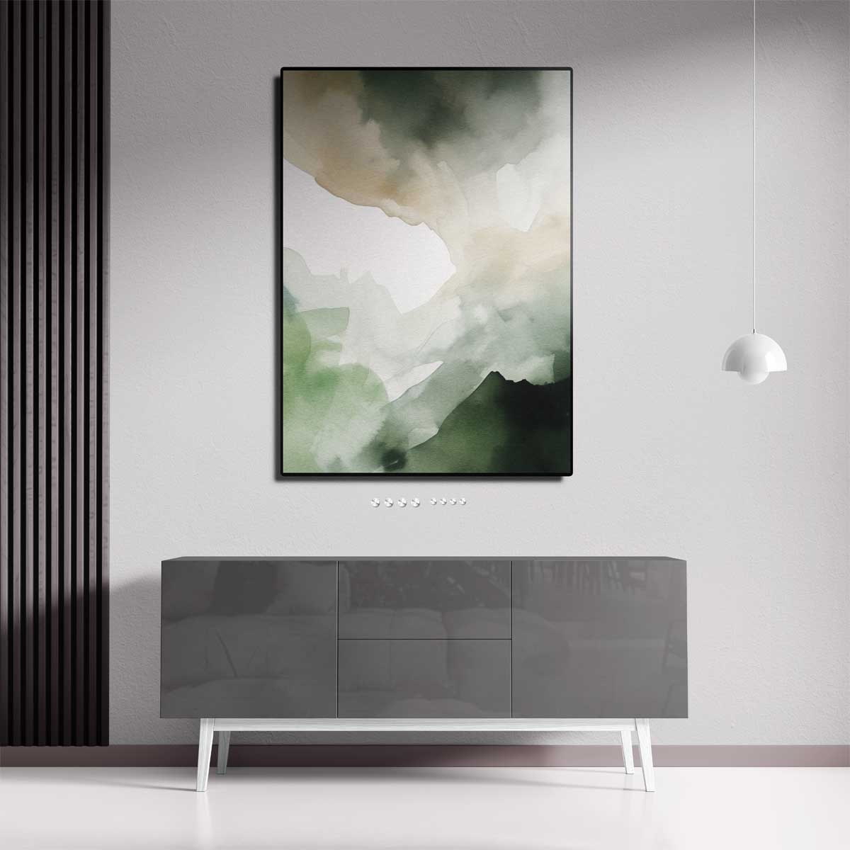 Natuurlijke Aardetinten Abstract Kunstwerk-canvas-dibond-plexiglas-wanddecoratie-WallArtistic