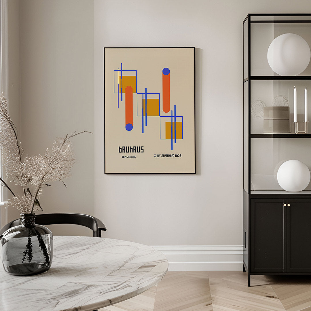 Vorm en kleurvlakken Poster