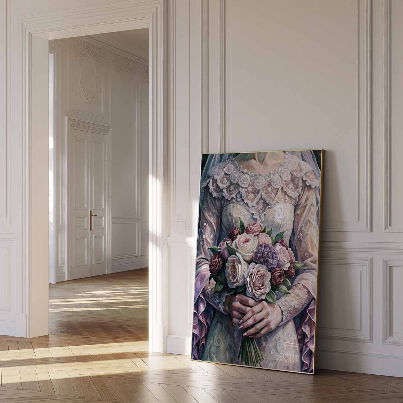 Romantische Bruidsbloemen Poster