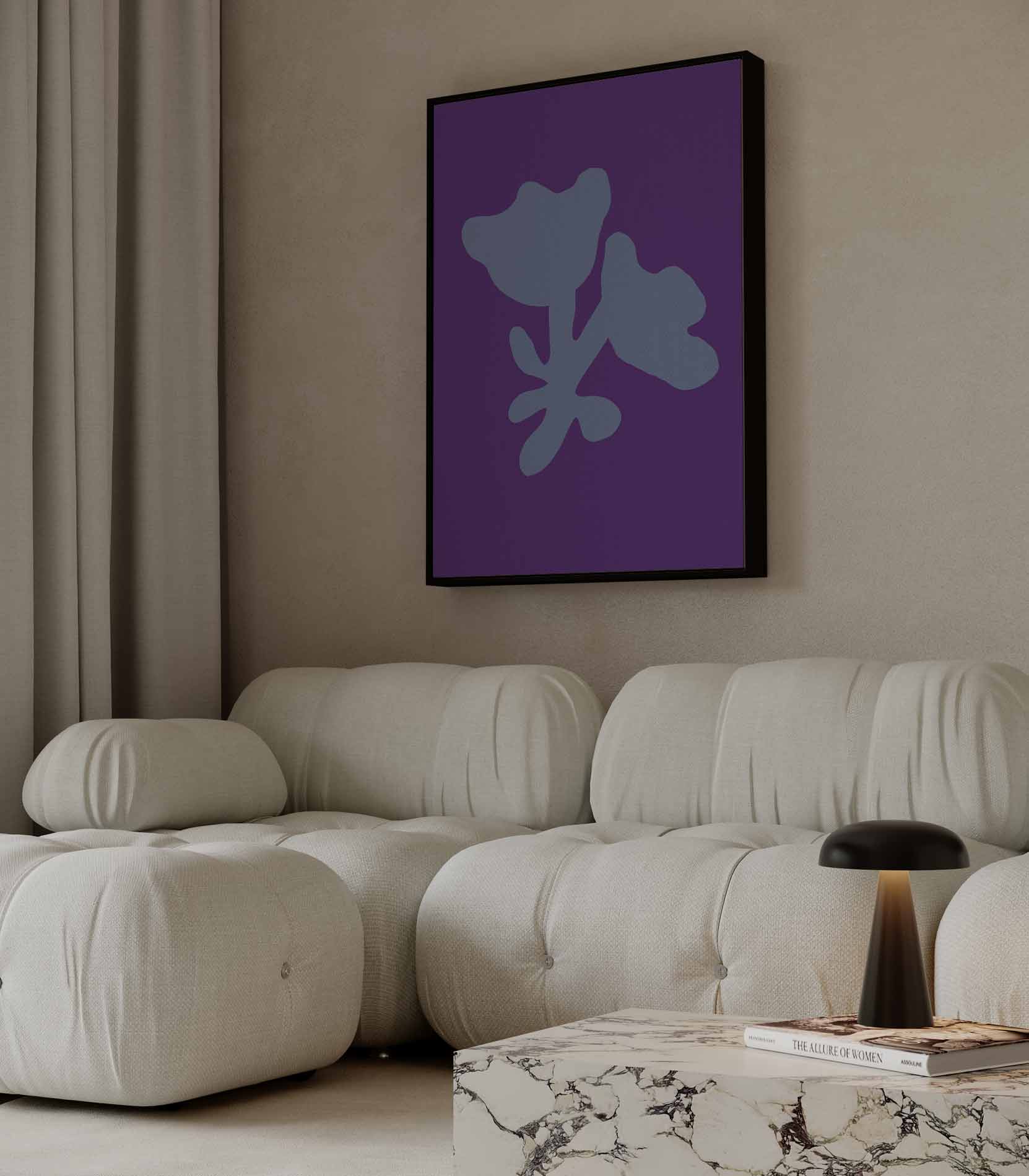 Verrassende Bloemvorm Studie Kunstwerk-canvas-dibond-plexiglas-wanddecoratie-WallArtistic