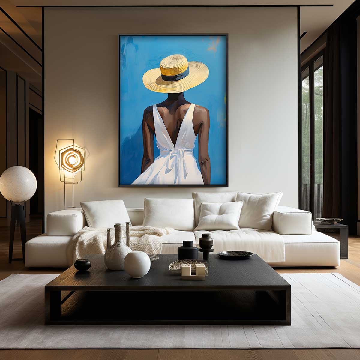Zonsondergang Zomer Vibes Kunstwerk-canvas-dibond-plexiglas-wanddecoratie-WallArtistic