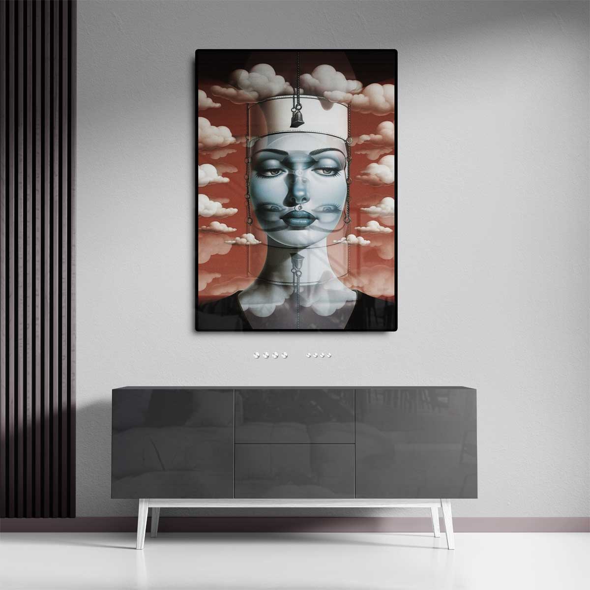 Dromerige Illusie Kunstwerk-canvas-dibond-plexiglas-wanddecoratie-WallArtistic