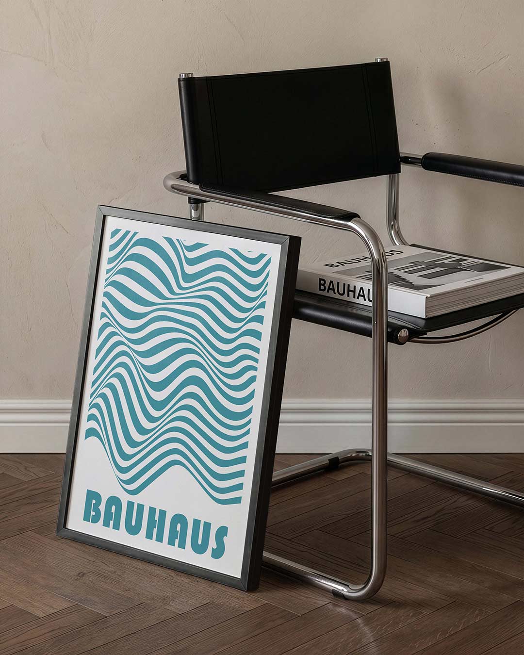 Golvend lijnenspel Poster
