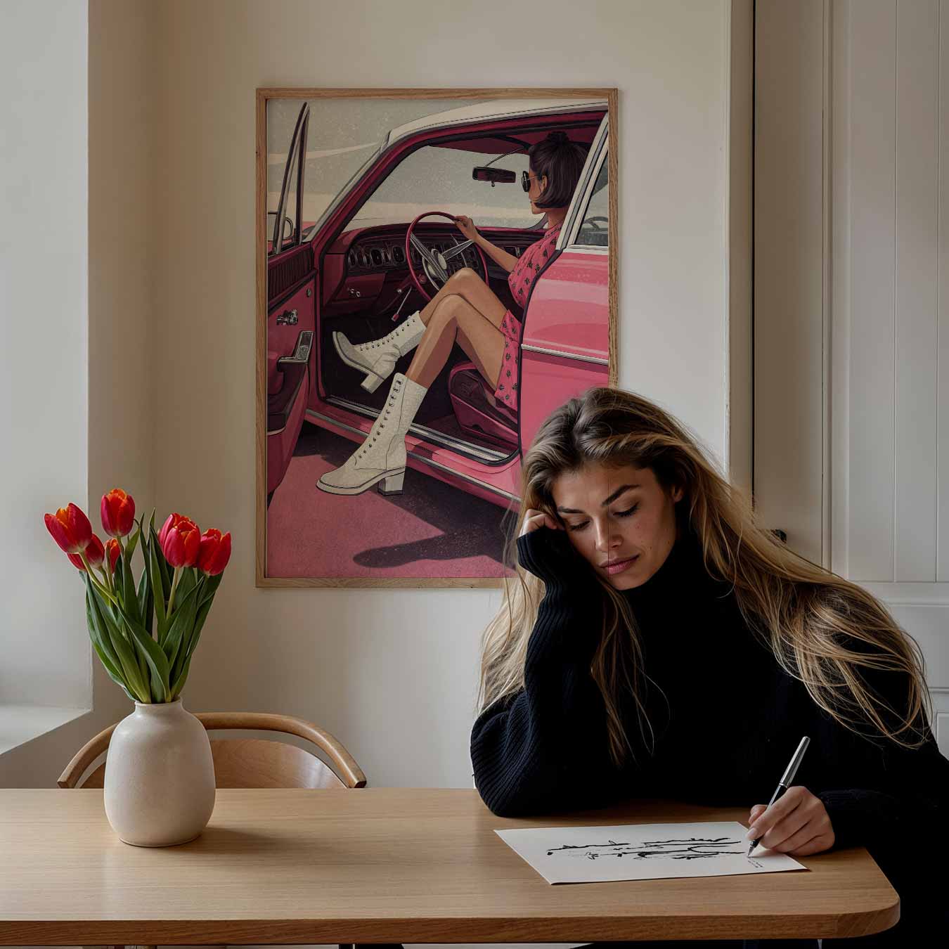 Stoere Vintage Vibes Poster-WallArtistic