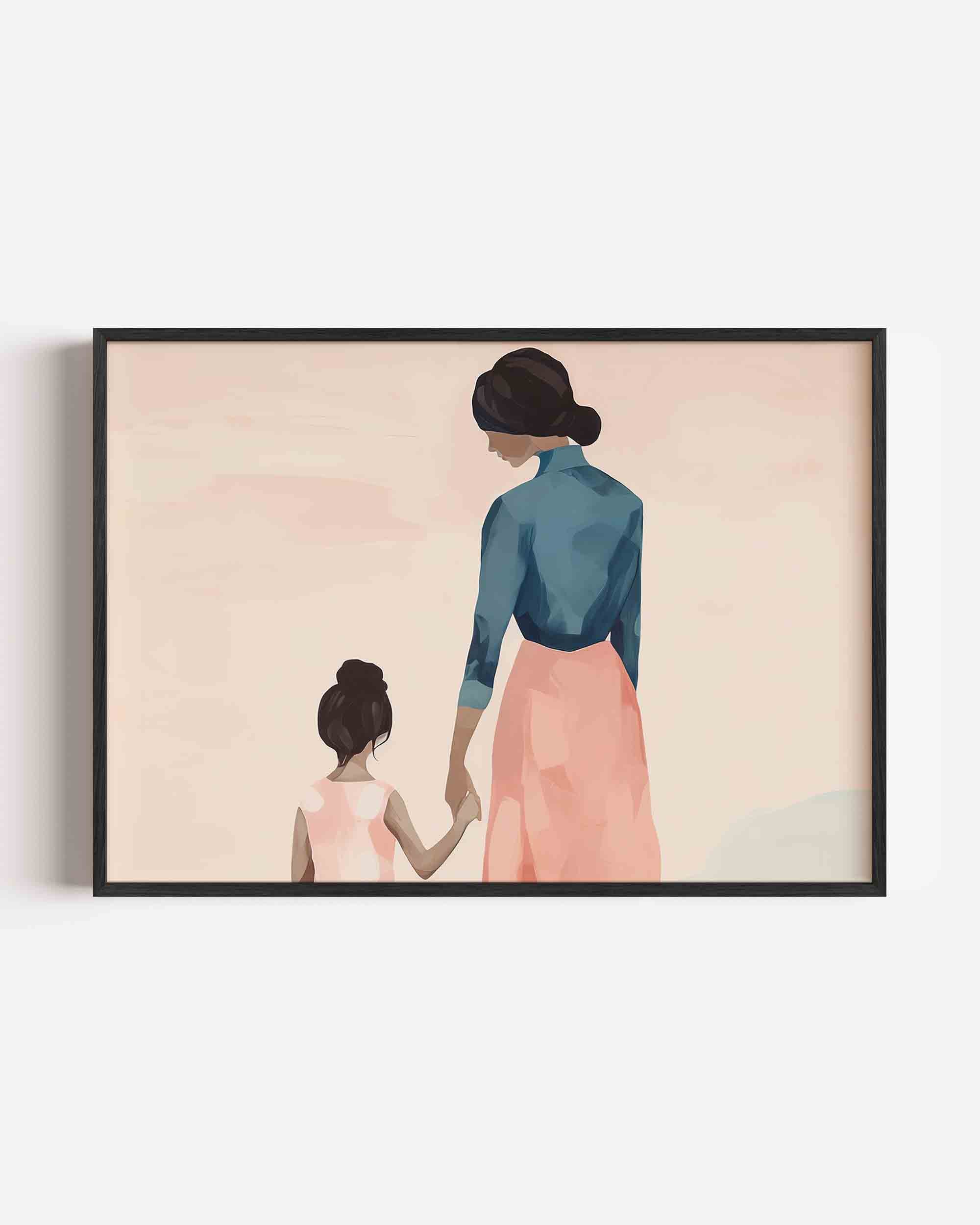 Moeder en kind Poster