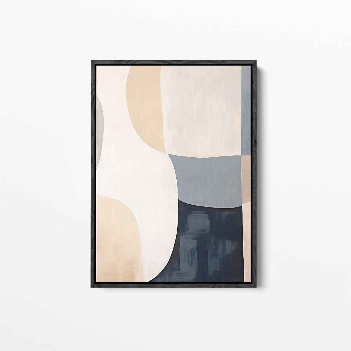 Abstracte Harmonie in Aardetinten Kunstwerk-canvas-dibond-plexiglas-wanddecoratie-WallArtistic