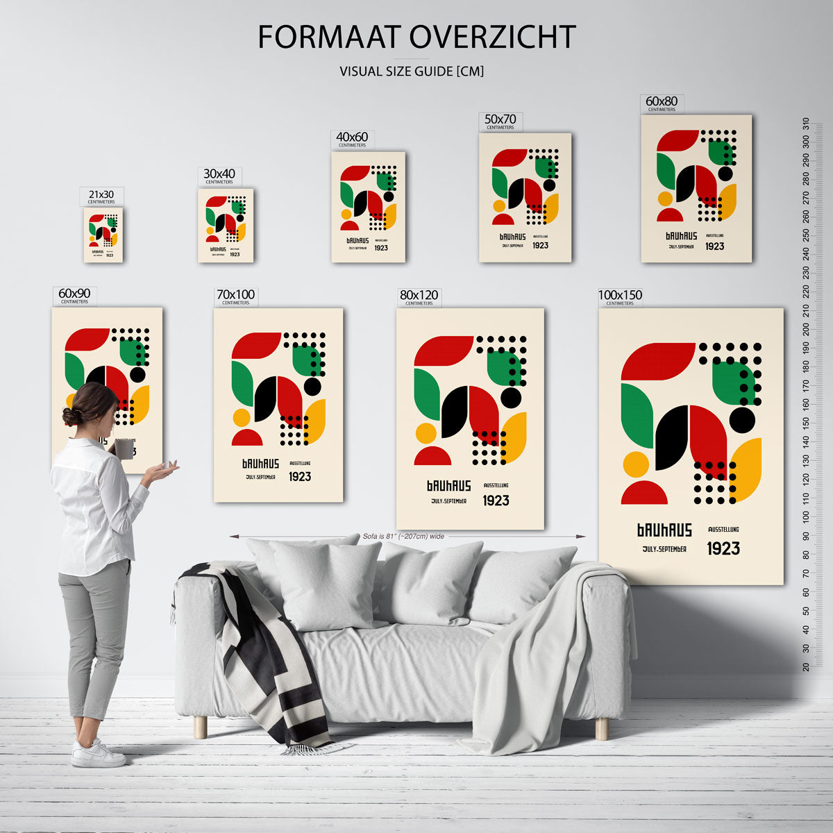 Vormen en vlakken Poster