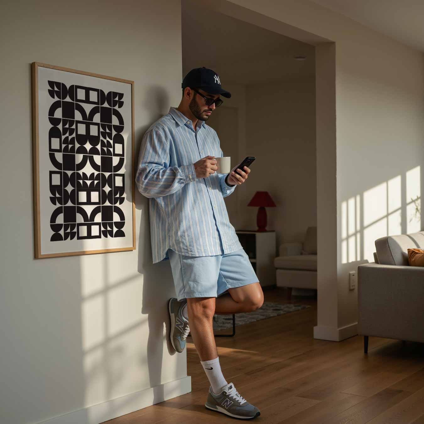 Moderne Geometrische Kunstposter-WallArtistic