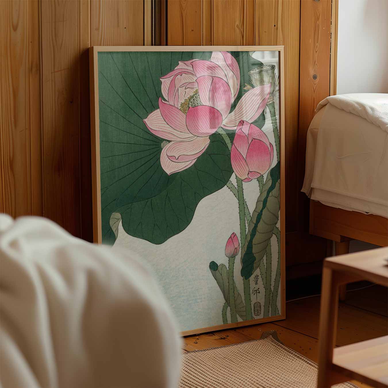 Lotus Sierlijkheid Poster-WallArtistic