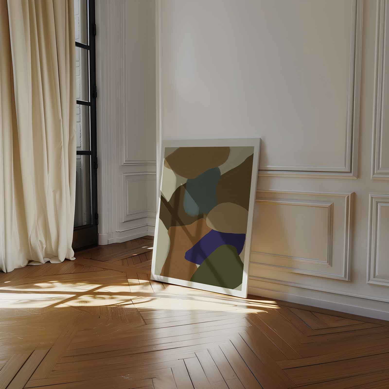 Aards Abstract Kunstwerk-canvas-dibond-plexiglas-wanddecoratie-WallArtistic