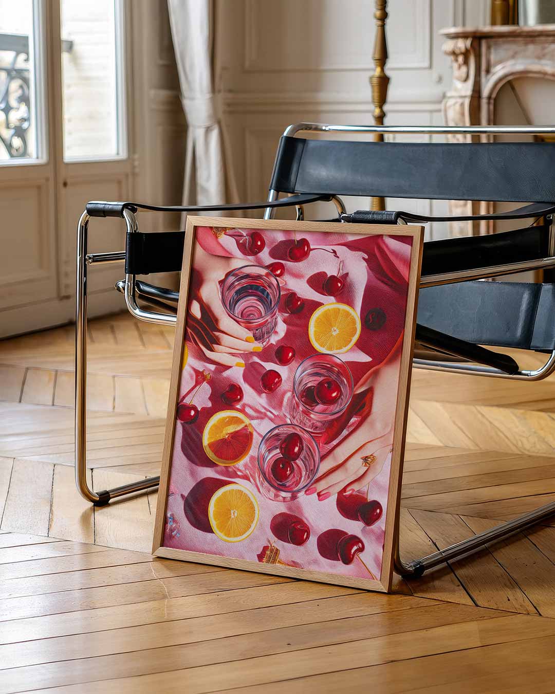 Zomerse Fruit Vibes Poster-WallArtistic