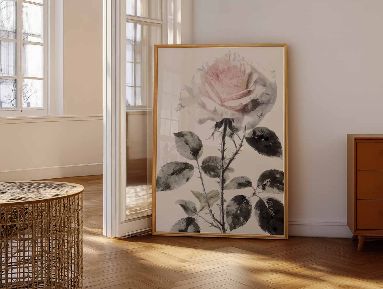 Romantische Rozenposter