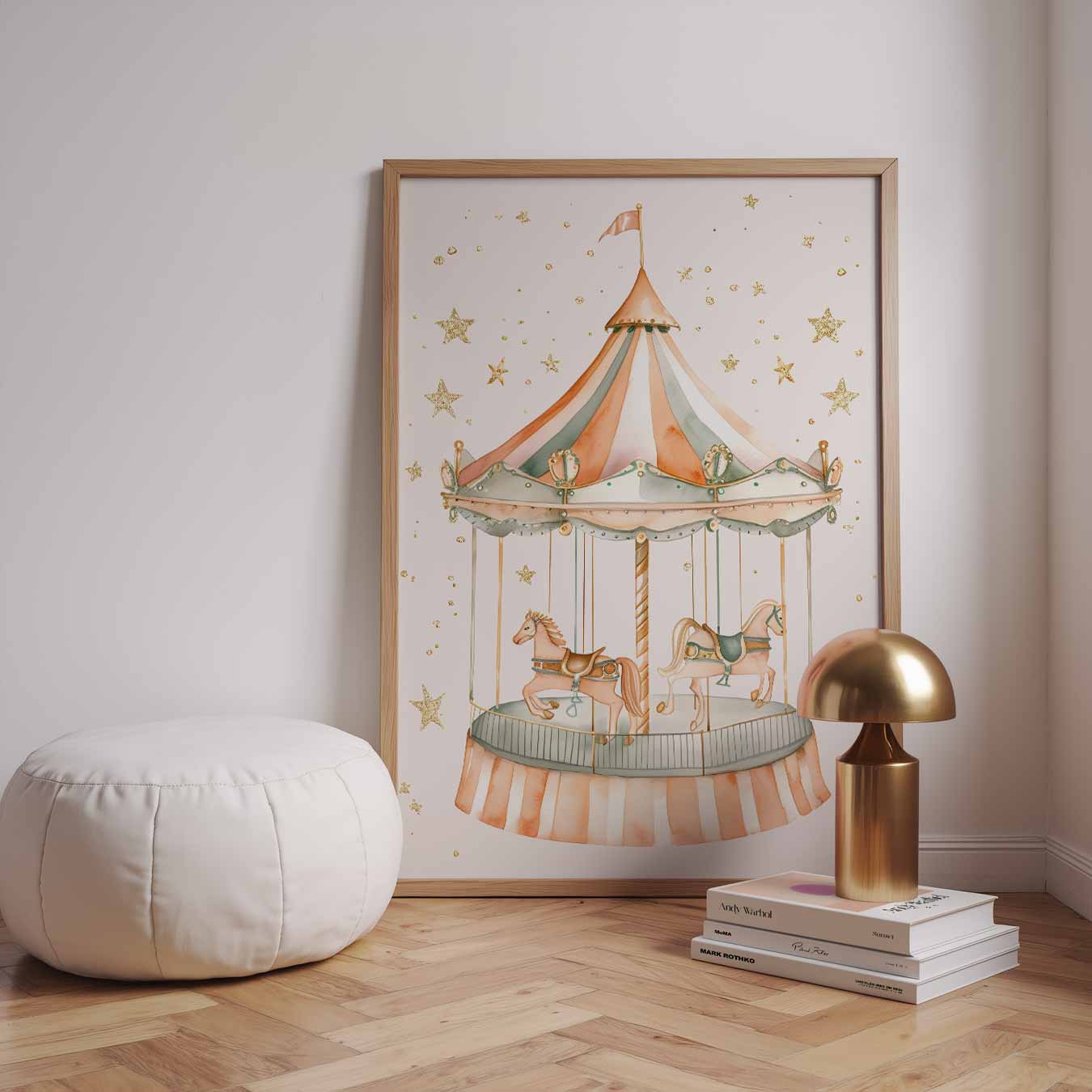 Magische Carrousel Droomposter-WallArtistic