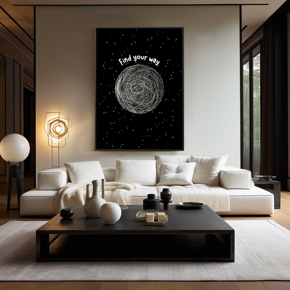 Abstract kunstwerk Kunstwerk-canvas-dibond-plexiglas-wanddecoratie-WallArtistic
