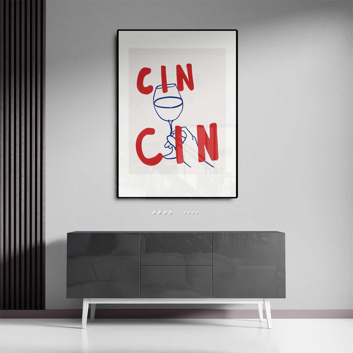 Cin Cin Cheers Wanddecoratie Kunstwerk-canvas-dibond-plexiglas-wanddecoratie-WallArtistic