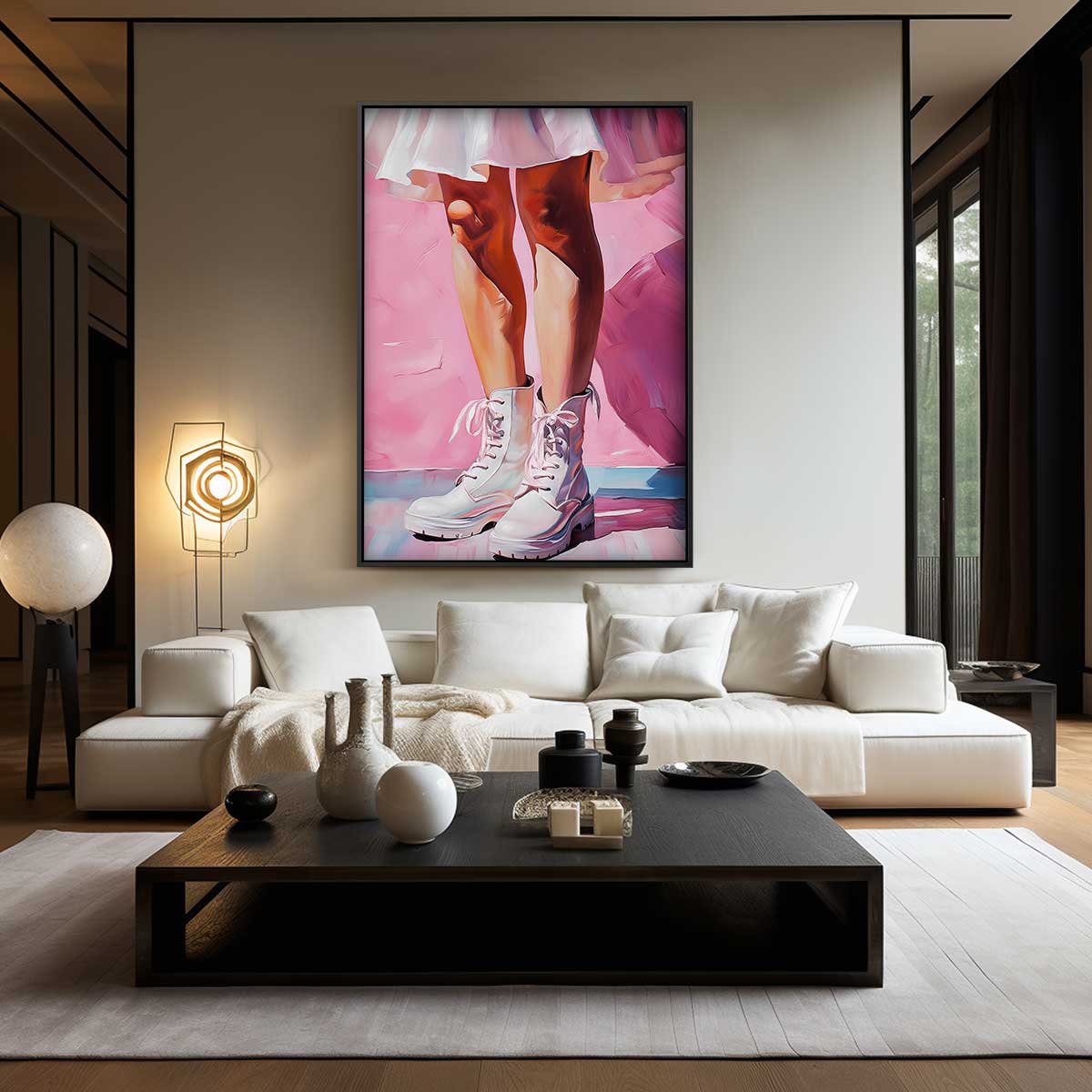 Stijlvolle Stoere Schoenen Kunstwerk-canvas-dibond-plexiglas-wanddecoratie-WallArtistic