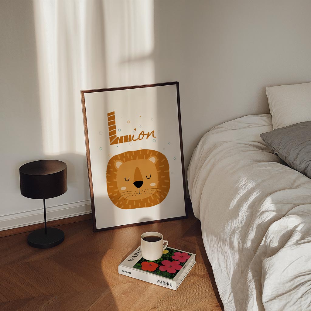 Slaap Zachte Leeuw Poster