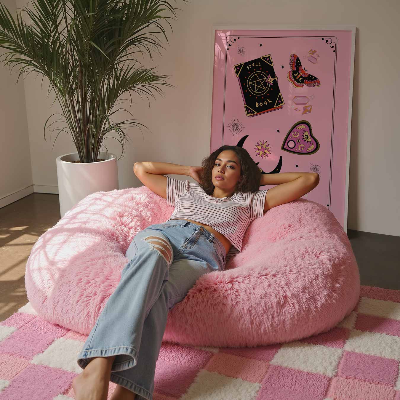 Magische Roze Sfeerposter
