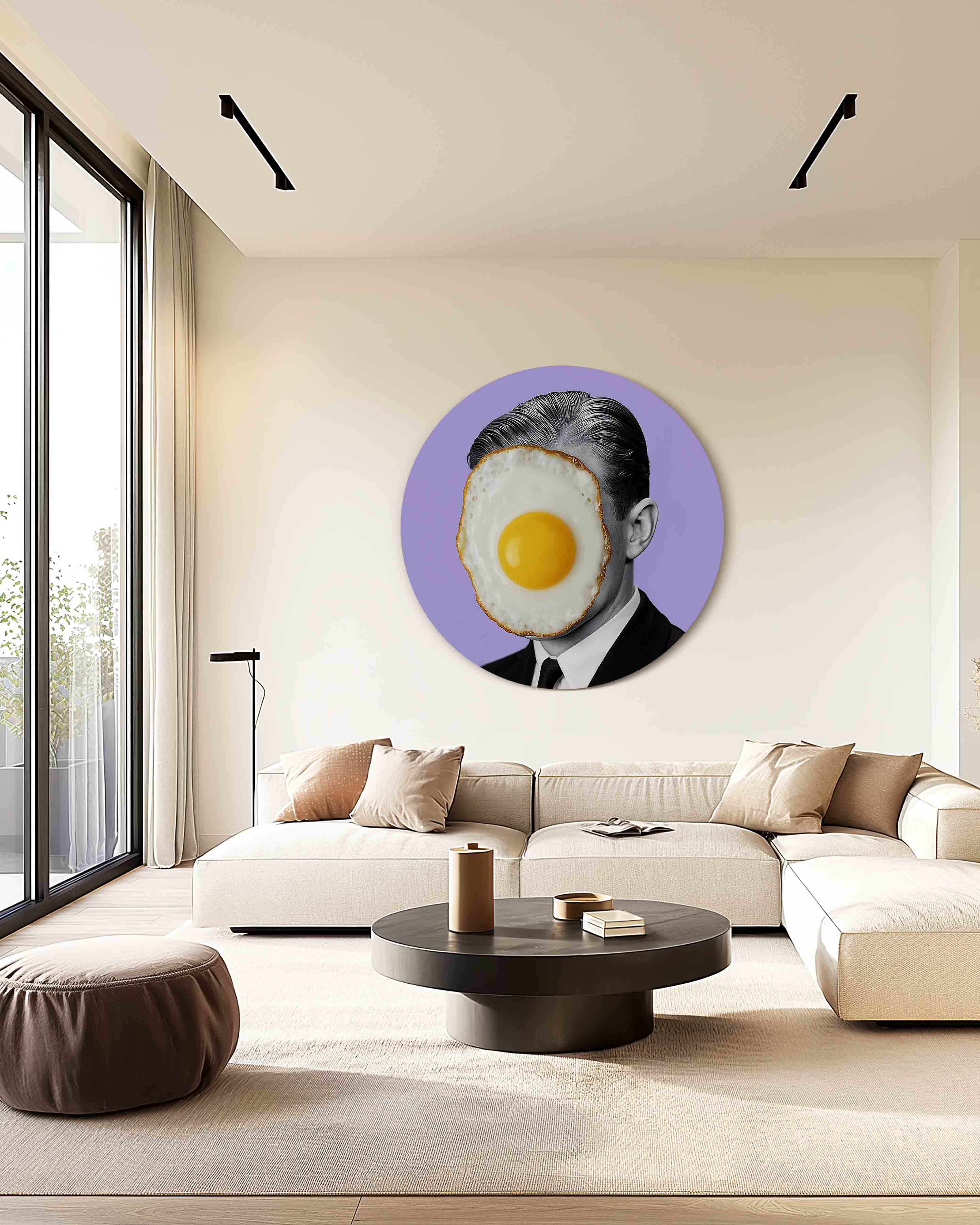 Portret met gebakken ei Muurcirkel