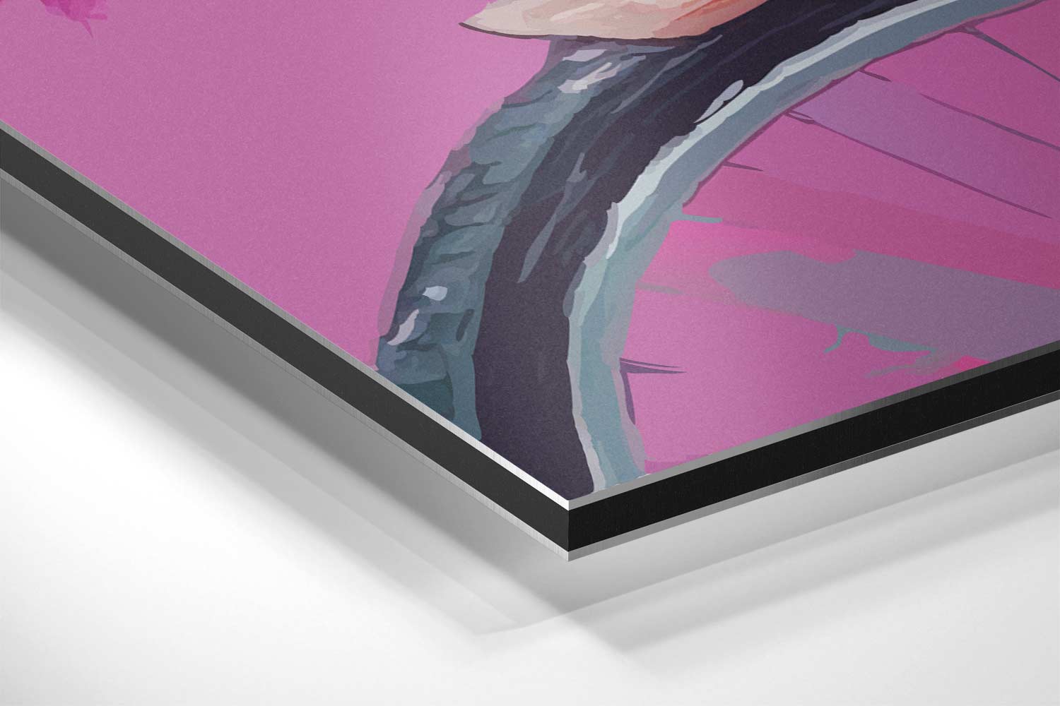 Bloemen in Fietsmand Kunstwerk-canvas-dibond-plexiglas-wanddecoratie-WallArtistic