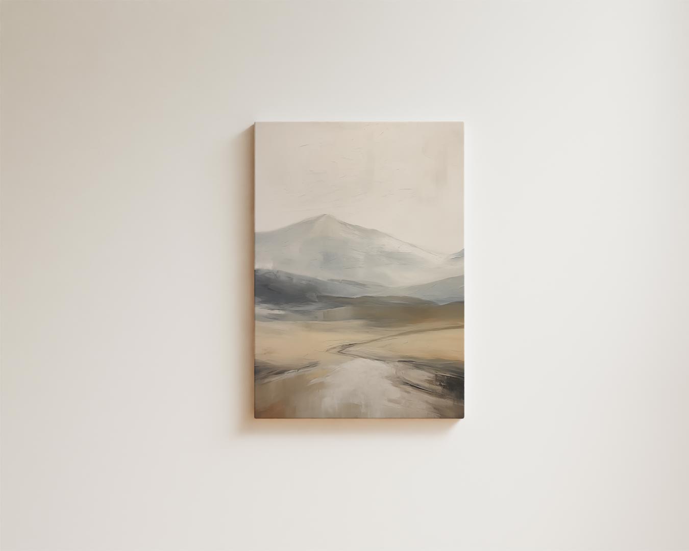 Rustgevend Berglandschap Kunstwerk-canvas-dibond-plexiglas-wanddecoratie-WallArtistic