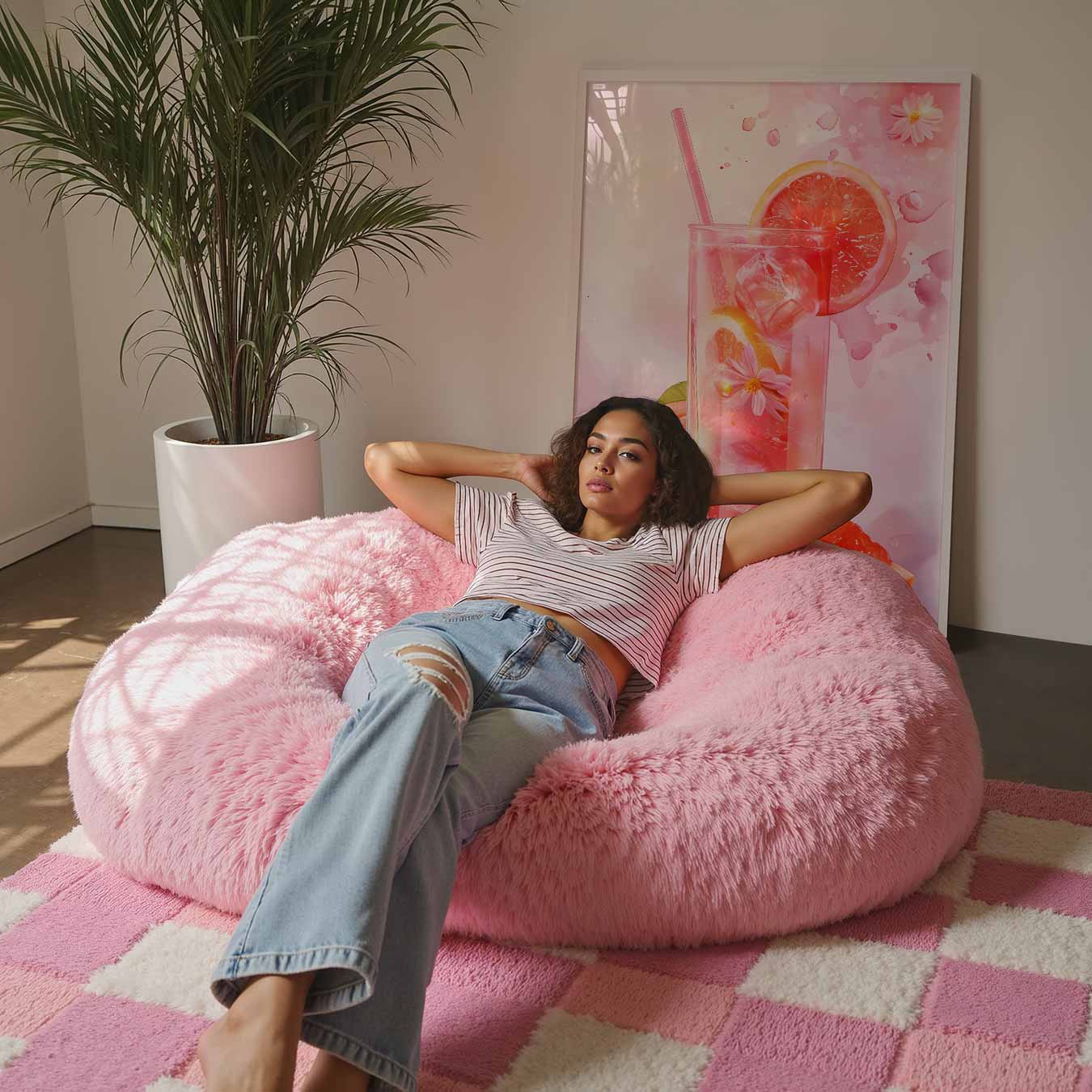 Zomerse Grapefruit Verfrissing Poster-WallArtistic