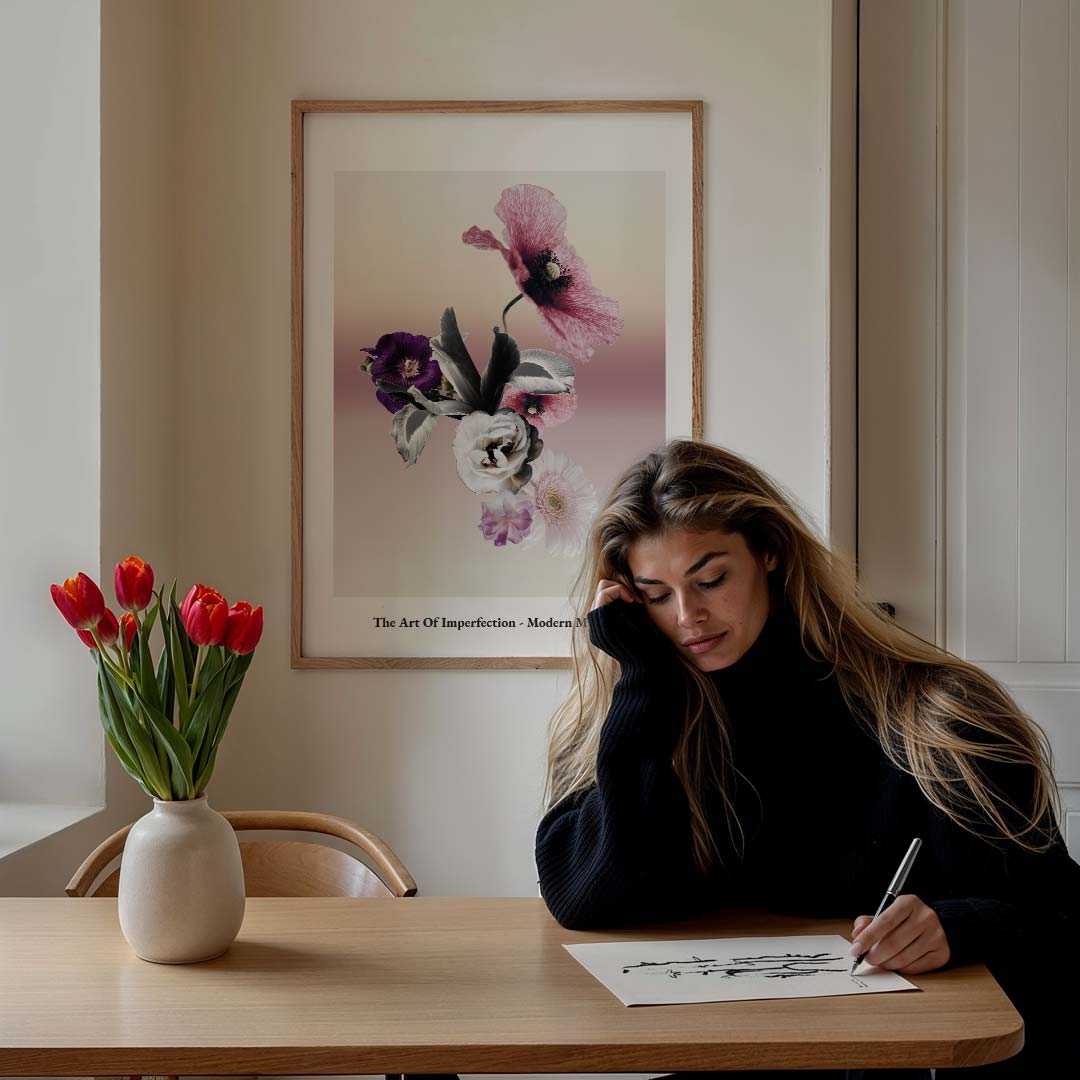 Elegante Bloemenpracht Poster-WallArtistic