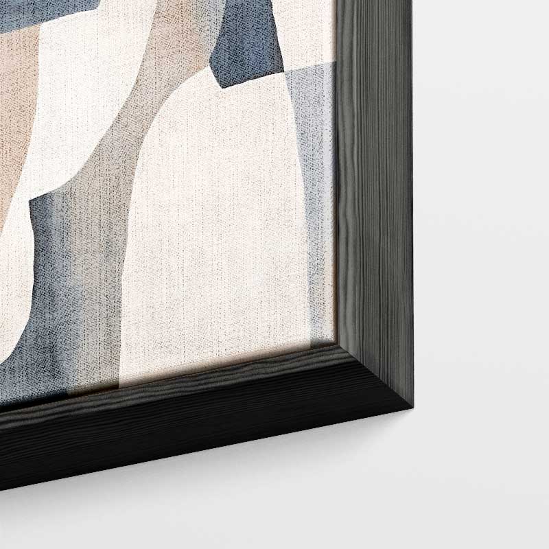 Abstracte Harmonie in Neutrale Tinten Kunstwerk-canvas-dibond-plexiglas-wanddecoratie-WallArtistic