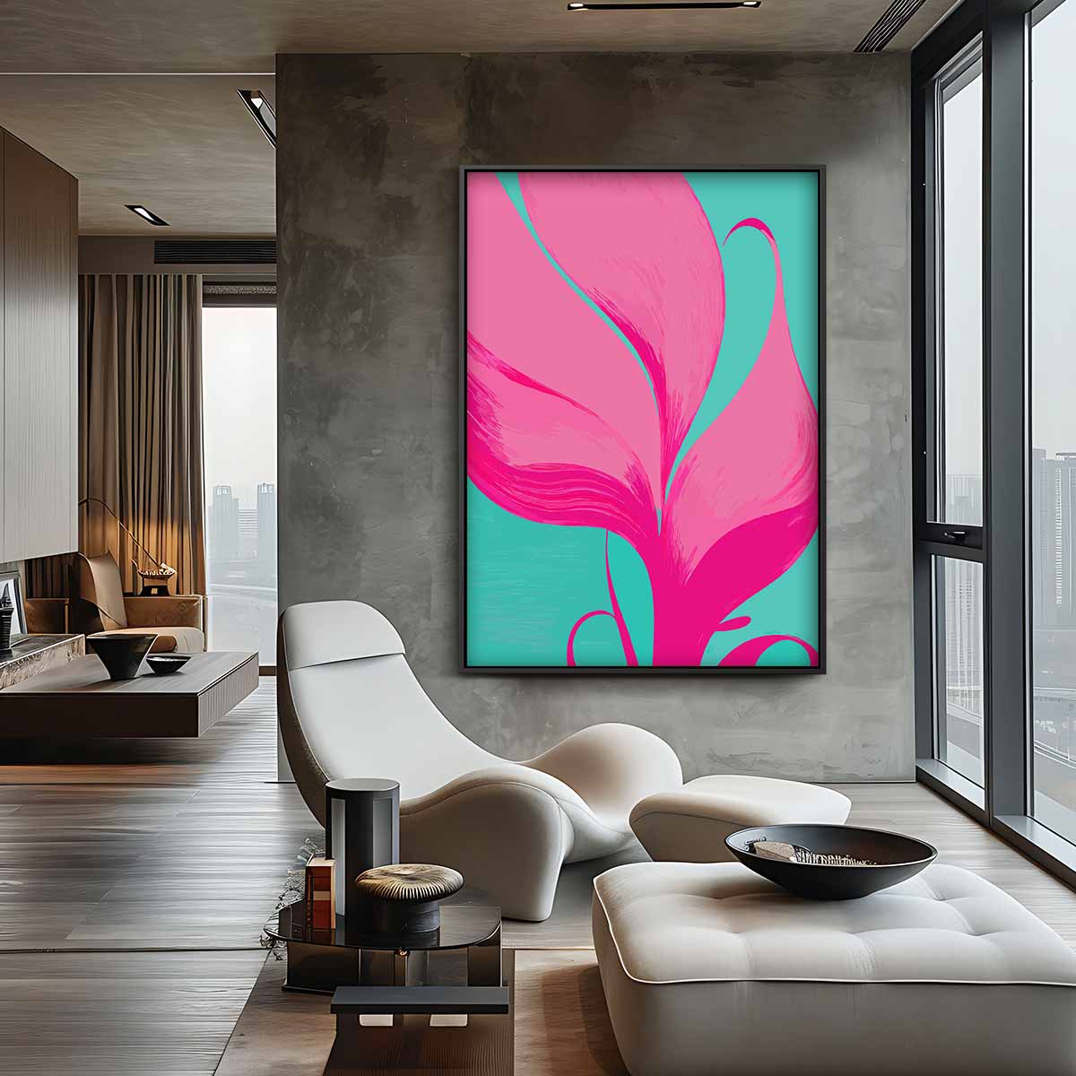 Vibrant Bloemenpracht Kunstwerk-canvas-dibond-plexiglas-wanddecoratie-WallArtistic