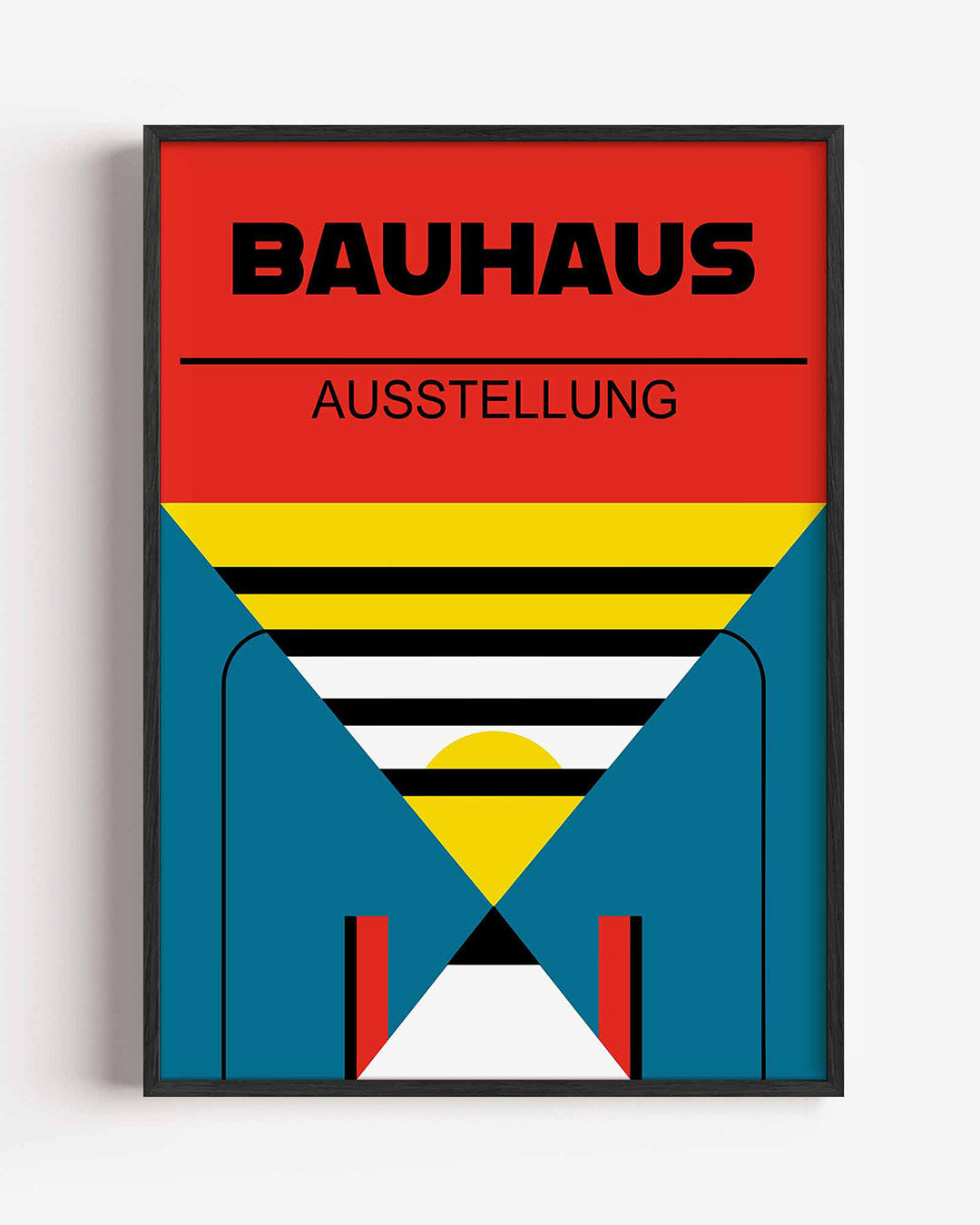 Kleurvlakken en lijnen Poster