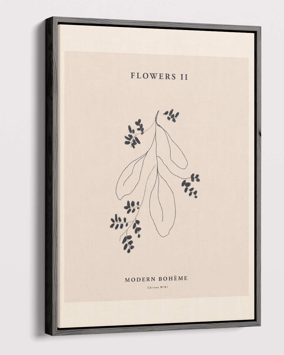Flowers II Moderne Boho Print Kunstwerk-canvas-dibond-plexiglas-wanddecoratie-WallArtistic