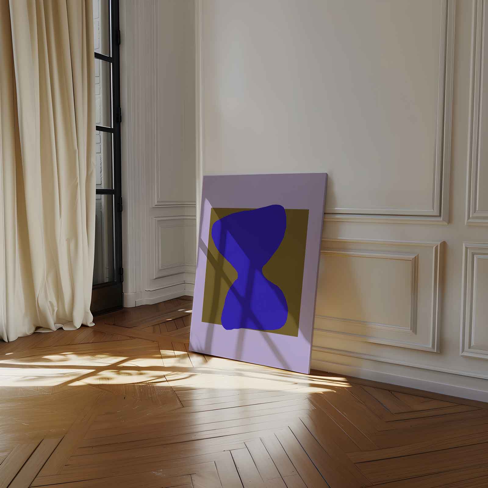Vloeiende Tijdsillusie Kunstwerk-canvas-dibond-plexiglas-wanddecoratie-WallArtistic