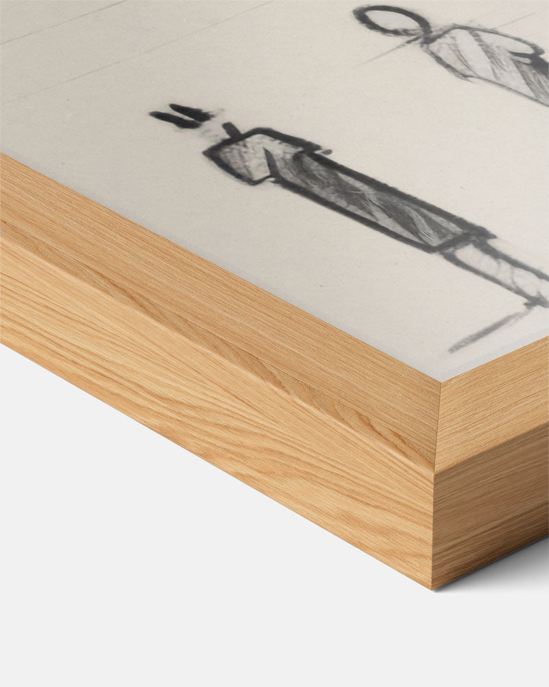 Stijlvolle Minimalistische Figuren Poster-WallArtistic