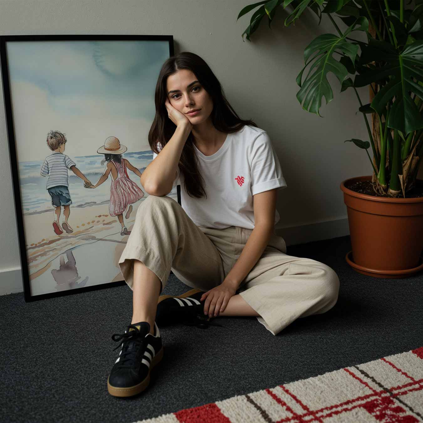 Zomerse Strandavonturen Poster-WallArtistic