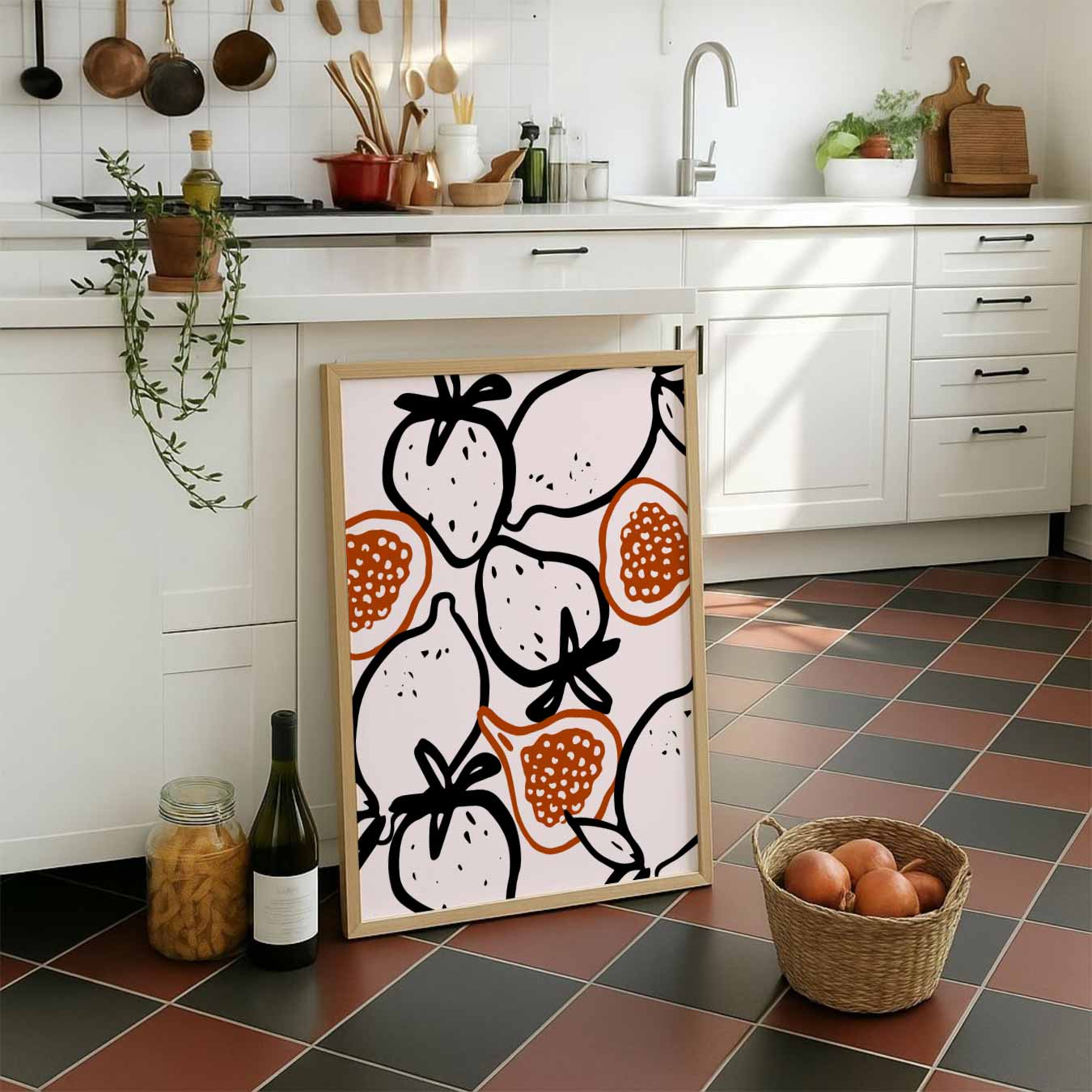 Fruitige Vibe Kunstposter