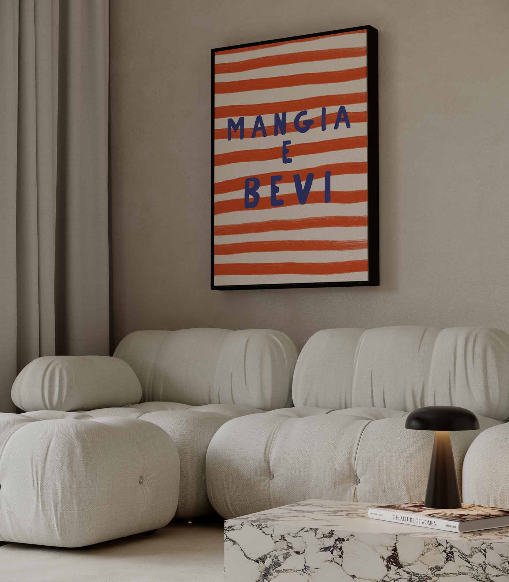 Mangia e Bevi Kunstwerk-canvas-dibond-plexiglas-wanddecoratie-WallArtistic
