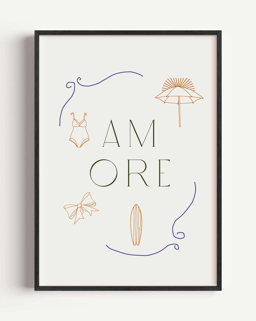 Zomerse Amore Poster-WallArtistic