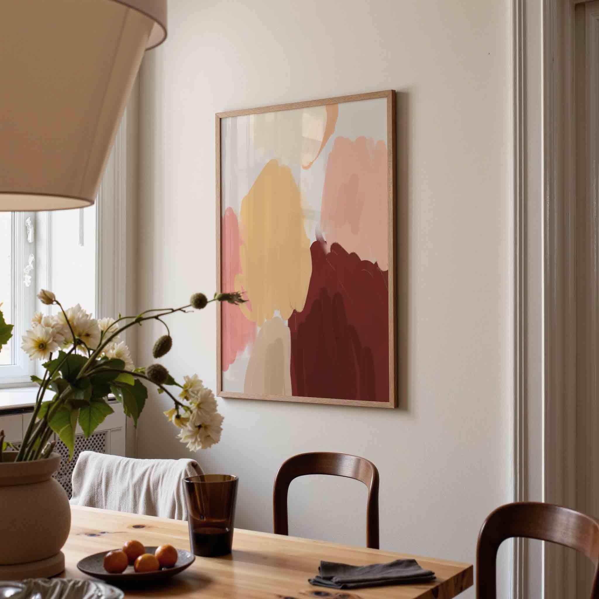 Abstracte vormen Poster